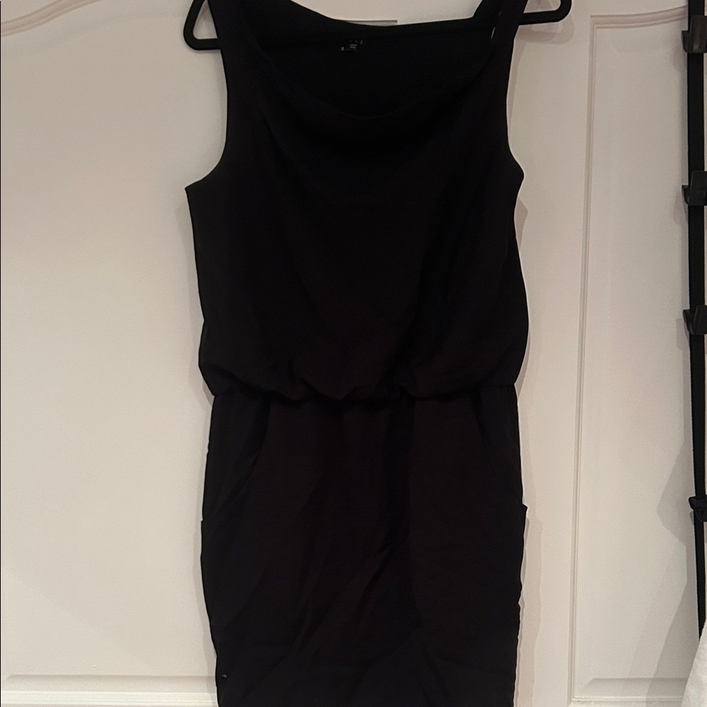 Theory Black Mini Dress